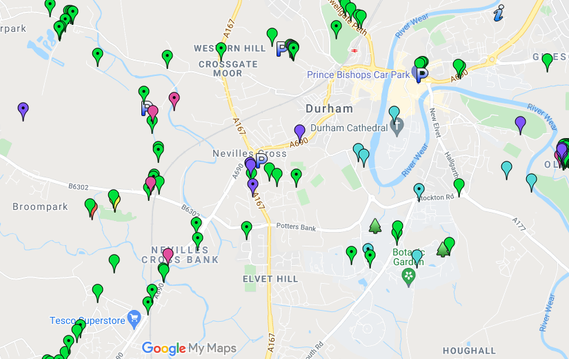 The Fruit Maps of Durham City